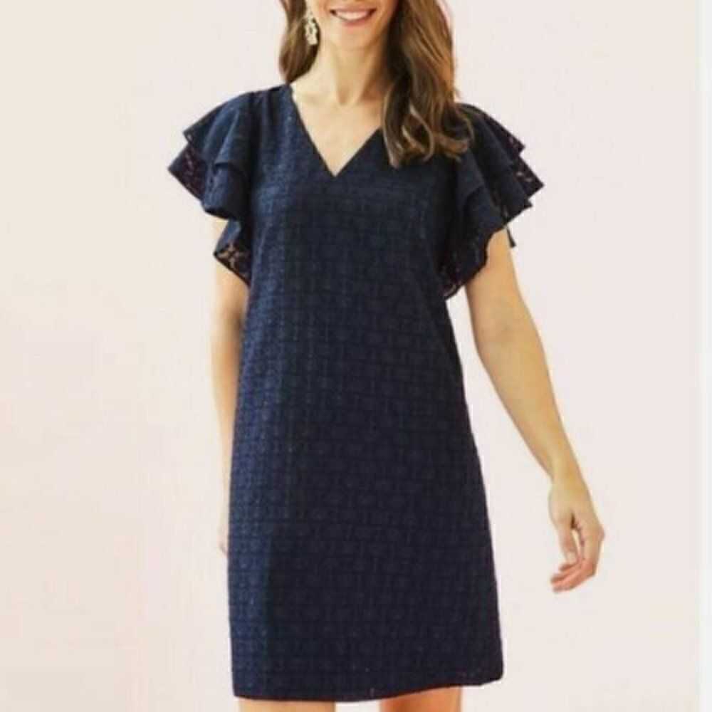 Lilly Pulitzer Navy Kathie Dress NWT size 2